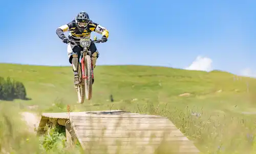 vtt descente DH été alpe d'huez parcours